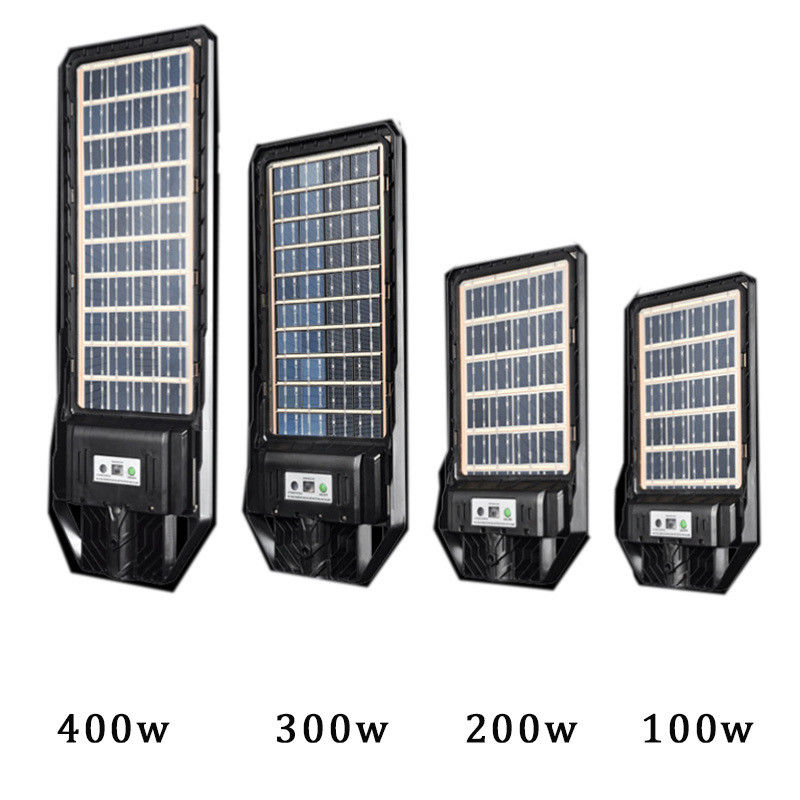 Material ABS Sensor de movimiento solar Inmuevo de seguridad IP68 All In One Luz de calle LED