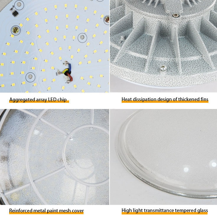 30W 50W 100W 200W Luz LED a prueba de explosión 110lm Flujo luminoso para almacén