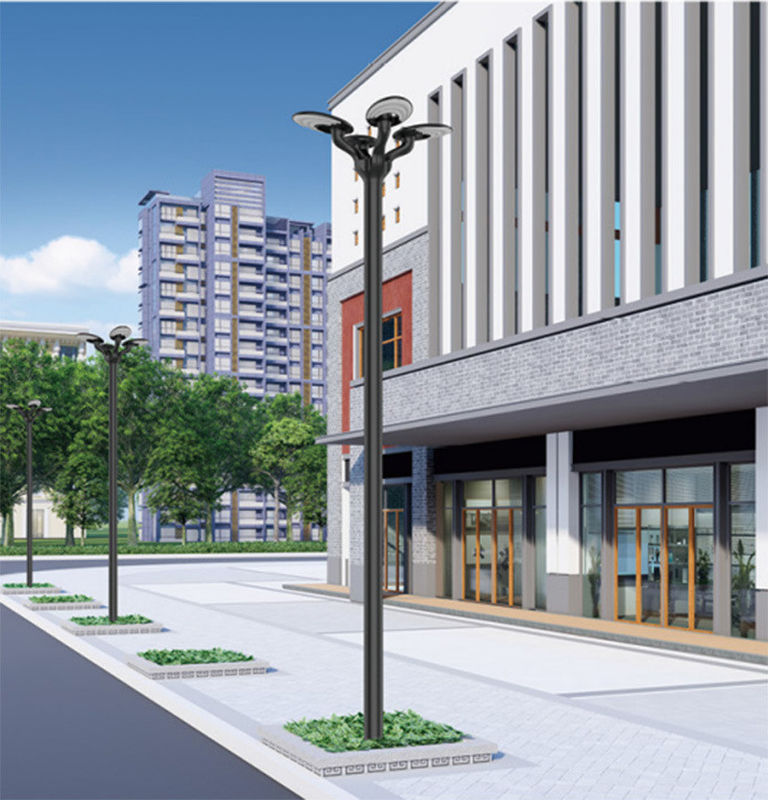 Iluminación de jardín Iluminación de polo alto 2,5-3,5m 40-60W LED Iluminación solar de la calle Peso del producto 23kg