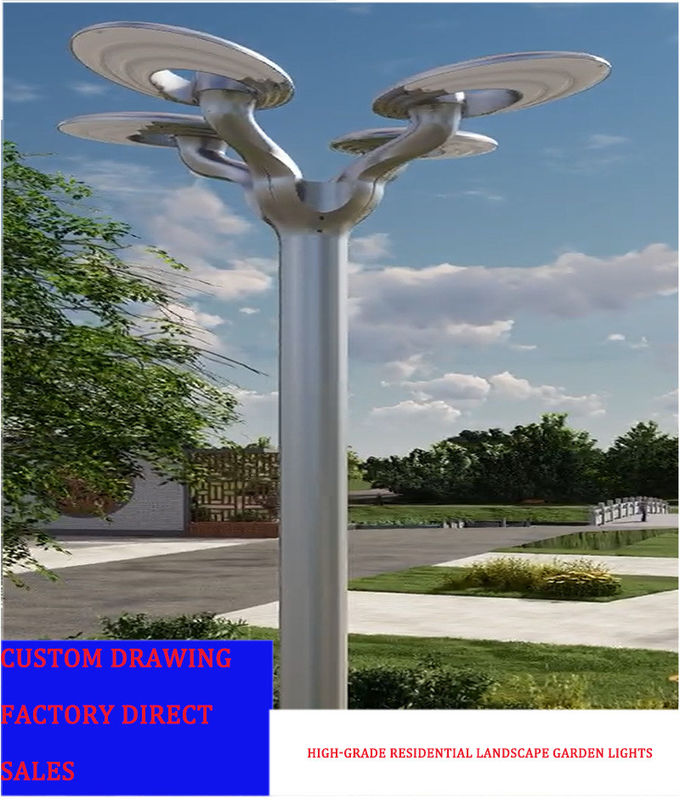 Iluminación de jardín Iluminación de polo alto 2,5-3,5m 40-60W LED Iluminación solar de la calle Peso del producto 23kg