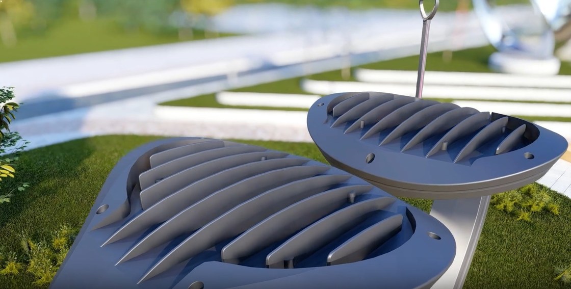 Luz de jardín exterior LED con alerta de luz diurna de 6000K y poste de aluminio de fundición por inyección